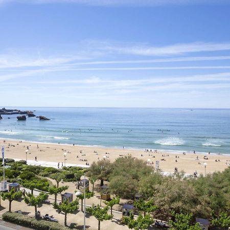 Superbe Studio Face A La Mer Acces Direct Plage Biarriz Exterior foto