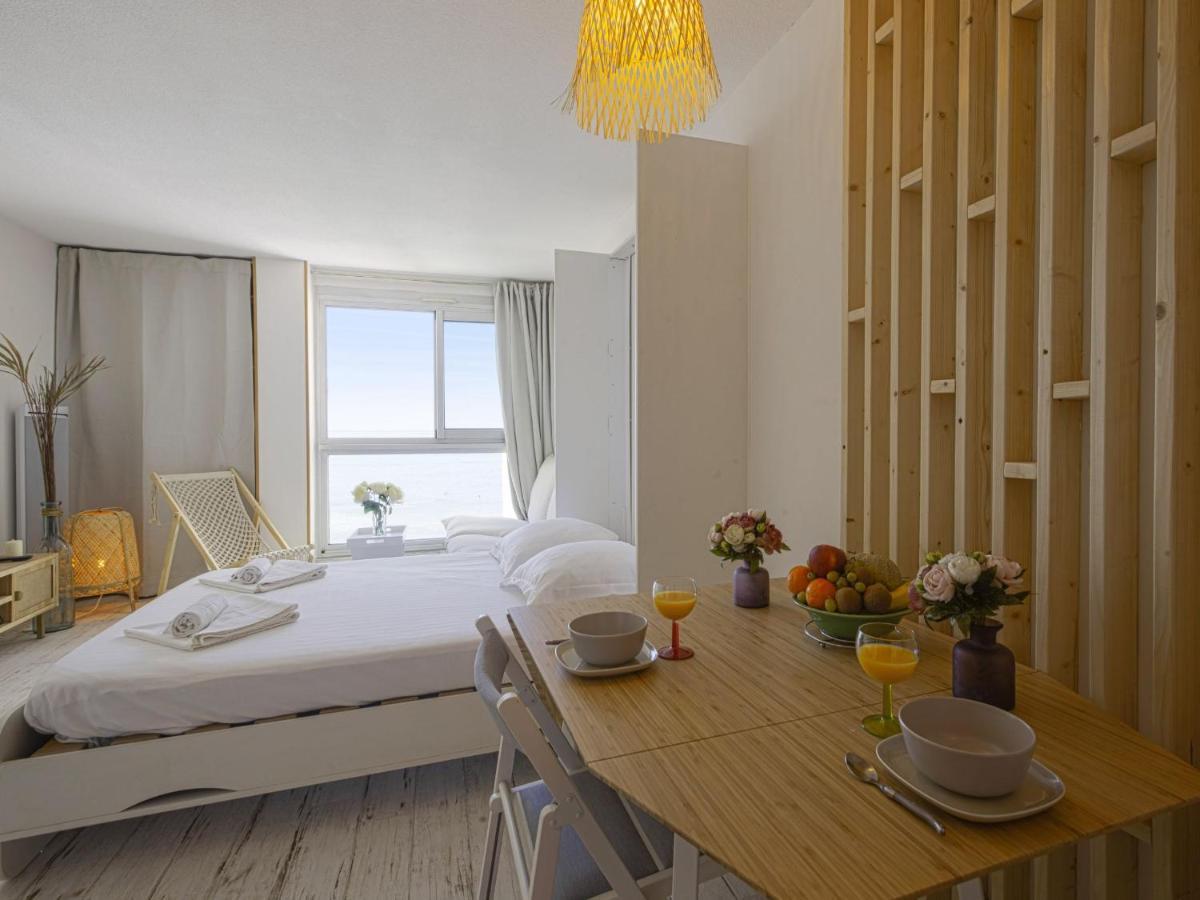 Superbe Studio Face A La Mer Acces Direct Plage Biarriz Exterior foto