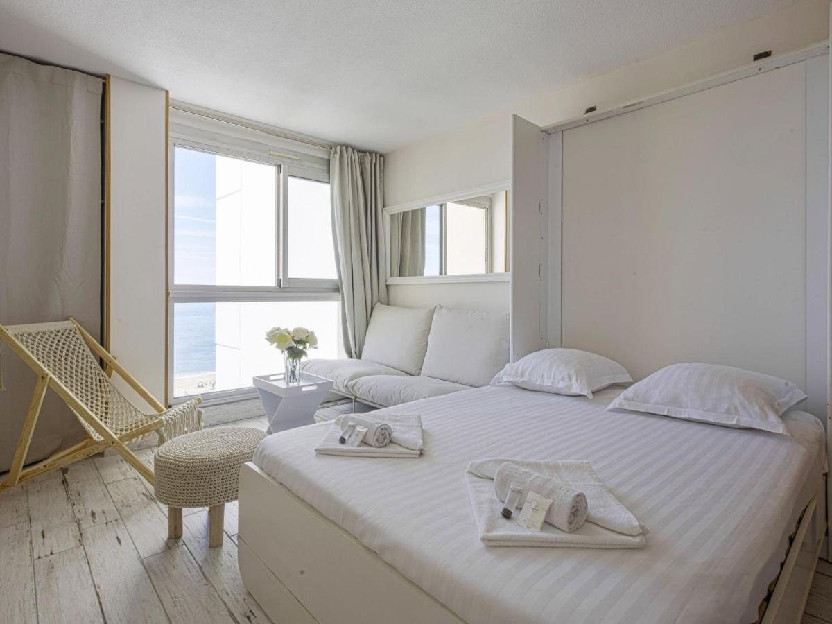 Superbe Studio Face A La Mer Acces Direct Plage Biarriz Exterior foto